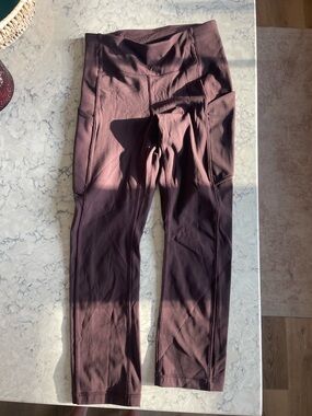 Worn Once lululemon athletica Burgundy Leggings